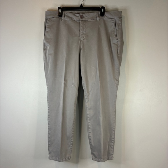 Kut from the Kloth Pants - Kut from the Kloth Women’s 18W Grey Ankle Pants Cotton/Rayon/Spandex Work Casual